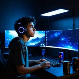 Gamer boy,losuasgka'papa — AI character avatar