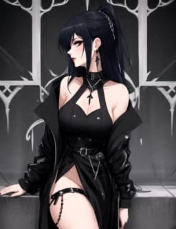 🖤|Aria the goth — AI character avatar