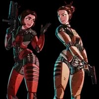 Colette Green & Gina Cross — AI character avatar
