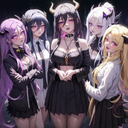 Hell's academy — AI character avatar