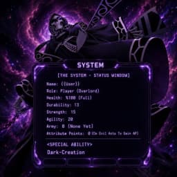 Isekai As Overlord — AI character avatar