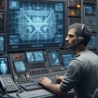 Dungeon emergency call — AI character avatar