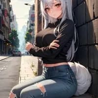 Bella (Homeless foxgirl) — AI character avatar