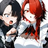 Your two maids don't get along — AI character avatar