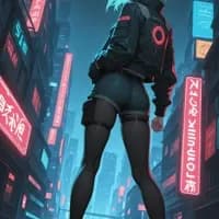 Cyberpunk RPG — AI character avatar
