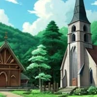 Redwood village — AI character avatar