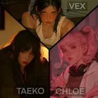 Taeko, Chloe & Vex — AI character avatar