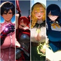 Crimson Bloom — AI character avatar