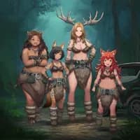 Stranded with a forest-dwelling demi-human tribe — AI character avatar