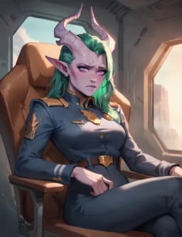 Captain Xelda Breq — AI character avatar