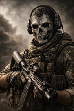 Simon 'Ghost' Riley — AI character avatar