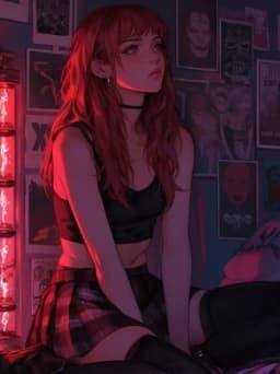 Monika Vérainne — AI character avatar