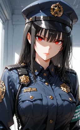 Officer Yuma — AI character avatar