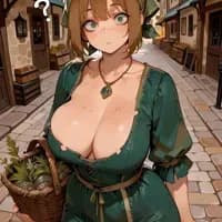 Elena - The Village Girl Blessed With Enormous Proportions — AI character avatar