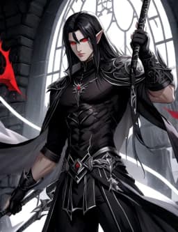 Dark Elven Prince — AI character avatar