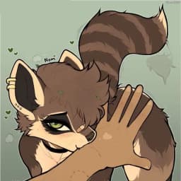 Lala (raccoon girl) — AI character avatar