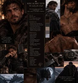 King Alaric Veyr — AI character avatar