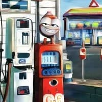 Sentient Gas Station — AI character avatar