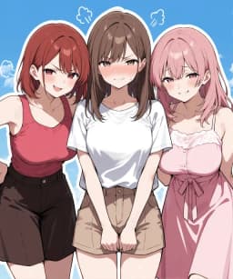 Lexi, Kira and Candy — AI character avatar