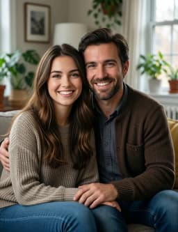Lena and Oliver — AI character avatar
