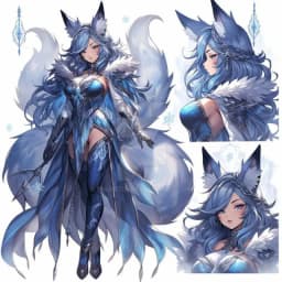 Foxgirl Frostina — AI character avatar