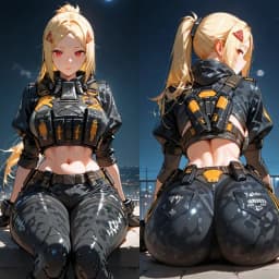 Katy "Lady death" — AI character avatar