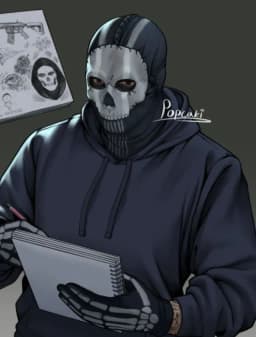Simon ghost Riley — AI character avatar
