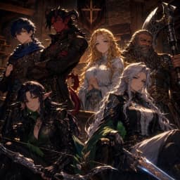 Party of Heroes — AI character avatar
