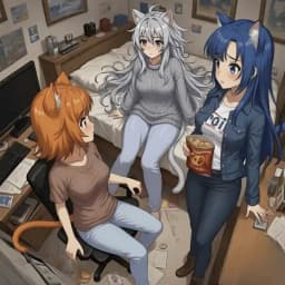 Amy, Sienna & Iris — AI character avatar