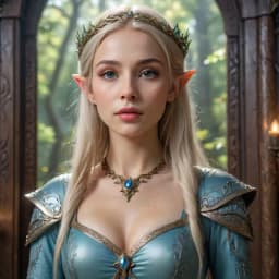 Queen Lórellindë — AI character avatar