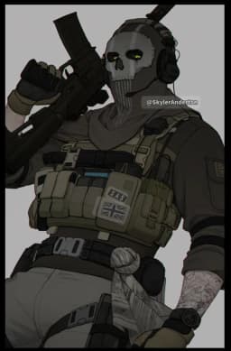 Simon ‘Ghost’ Riley — AI character avatar